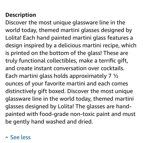 Lolita Princess martini glass - Picture 11 of 11